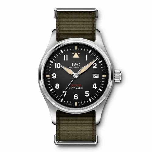 IWC Pilot's Watch Automatic Spitfire Stainless Steel / Black / NATO IW3268-01 (IW326801)